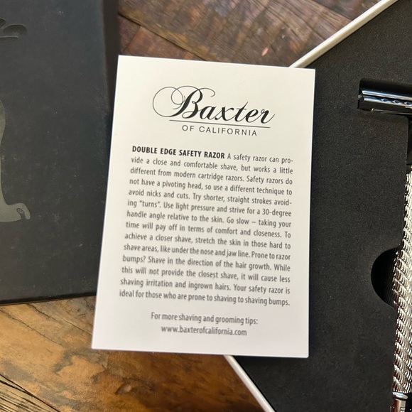 Baxter of California Double Edge Safety Razor. New in box. - Picture 3 of 8